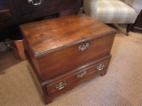 George III Elm Coffer Bach