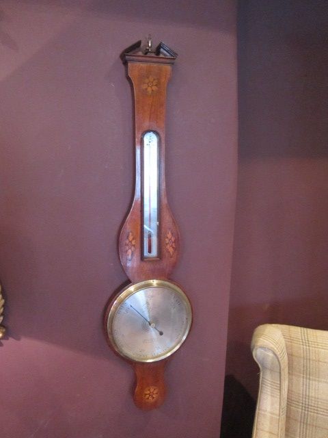 Late Georgian Inlaid Banjo Barometer
