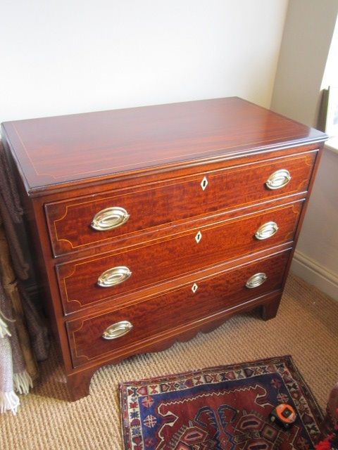 Small Regency Inlaid Chest of Drawers