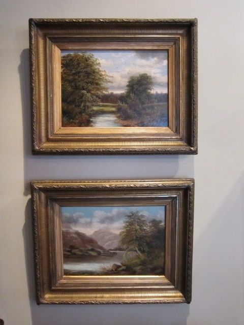 Pair of Victorian Scottish Oils on Canvas
