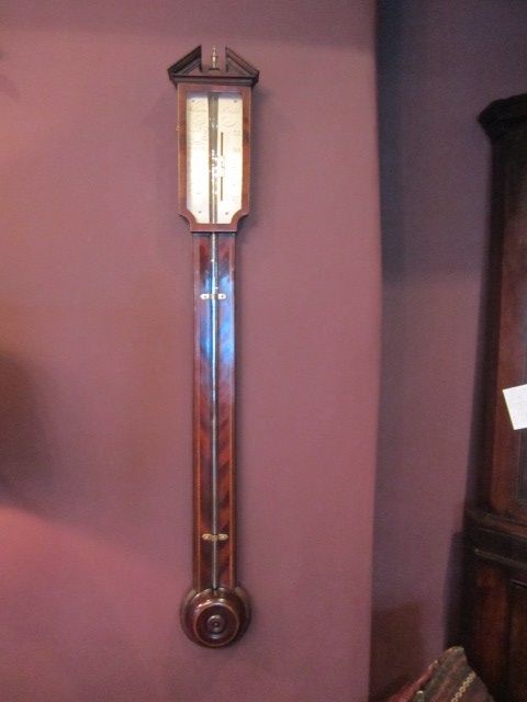 Fine Regency Inlaid Stick Barometer