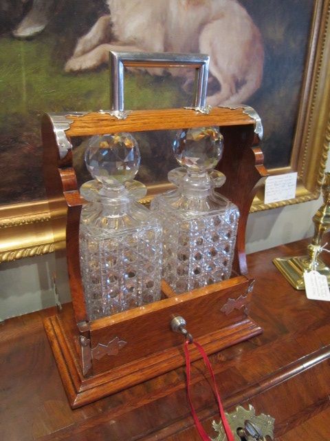 Fine Edwardian Silver Mounted Tantalus