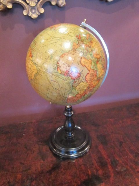 1920'S Geographia 8" Terrestrial Globe