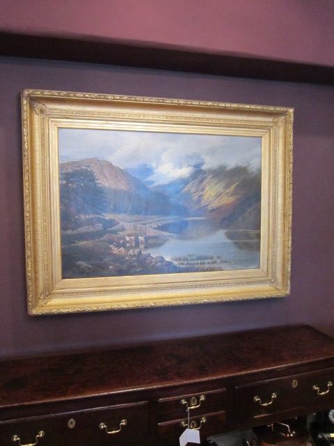 Large 19th Century Scottish Oil on Canvas
