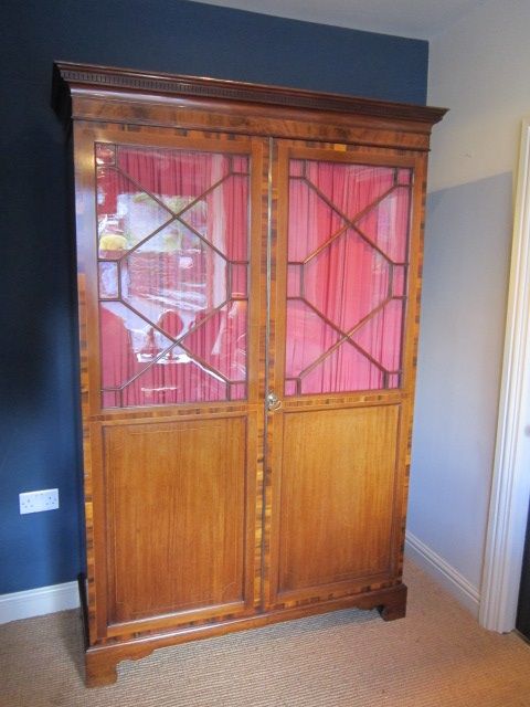 Fine Sheraton Style Inlaid Hanging Robe
