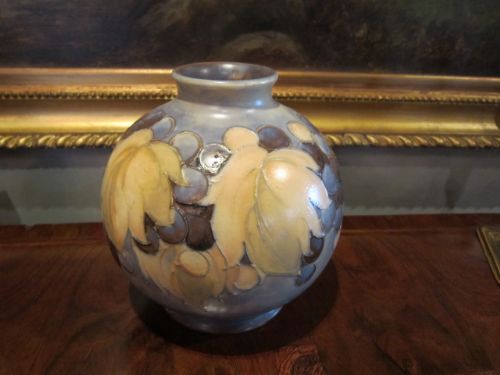 Unusual Moorcroft Salt Glazed Vase