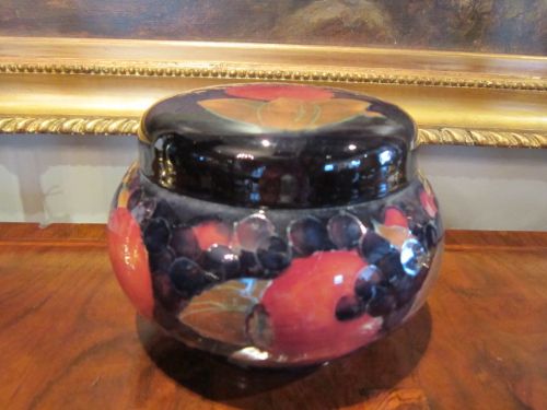 Moorcroft Pomegranate Screw Top Jar
