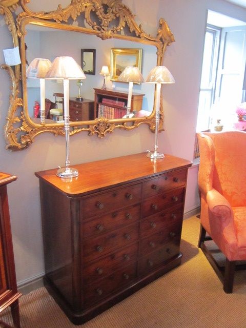 Unusual Regency Rosewood Double Chest
