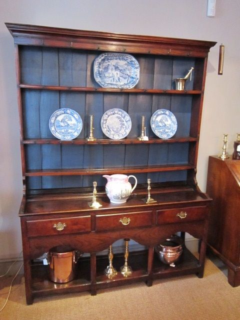 Small George II Potboard Dresser & Rack