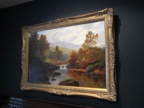 Superb Victorian Mellor Oil on Canvas