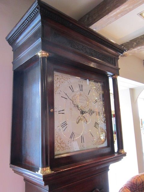 Pretty George III Cottage Longcase Clock