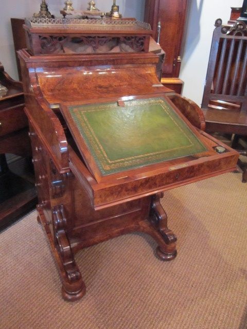 Stunning 19th Century Harlequin Davenport Desk