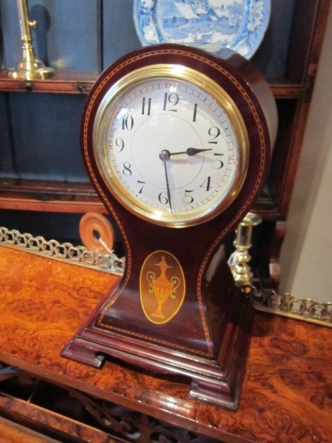 Top Quality Edwardian Inlaid Mantle Clock