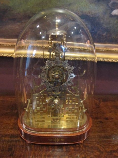 Impressive Victorian Fusee Skeleton Clock