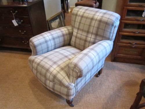Comfortable Victorian Upholstered Easy Armchair