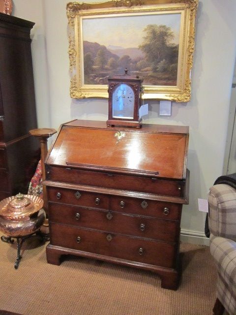 Small Early Georgian Oak Bureau