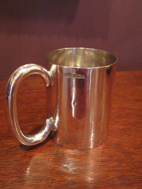 Edwardian Silver Christening Mug