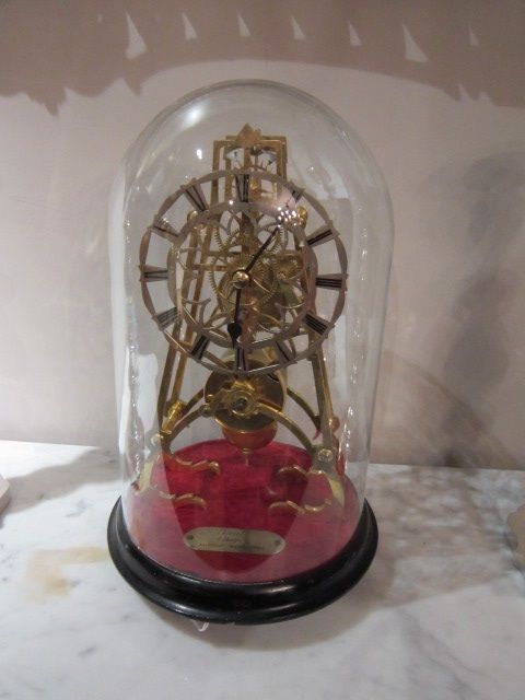 Fine Victorian Dent Fusee Skeleton Clock