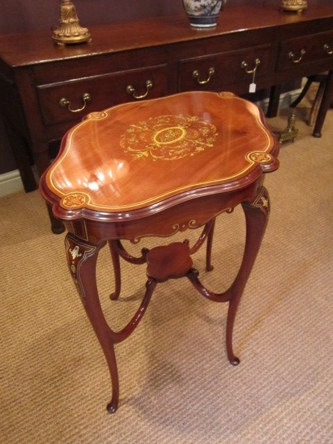 Fine Victorian Inlaid Occasional Table