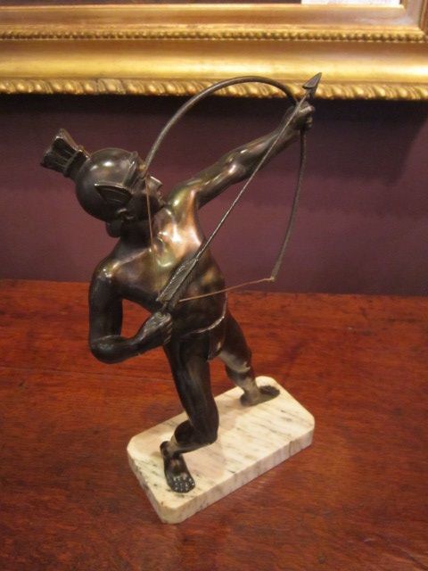 Art Deco Bronze Roman Figure