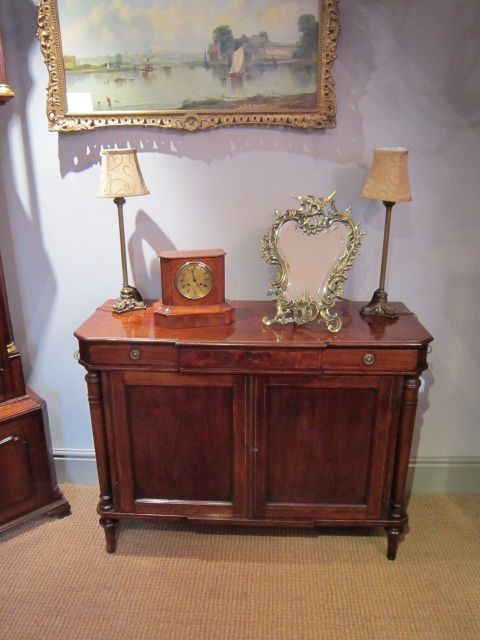 Small Regency Mahogany Side Cabinet