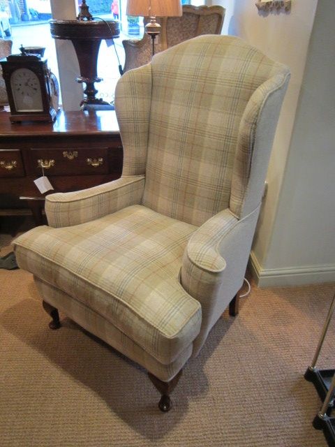 High Quality Victorian Wing Armchair