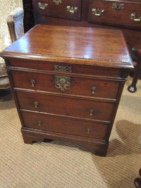 Rare Early Georgian Oak Box Coffer