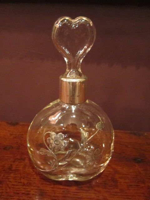 Edwardian Silver Mounted Scent Bottle