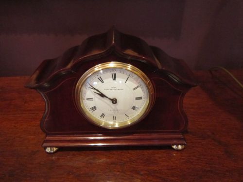 Top Quality Edwardian Inlaid Mantel Clock