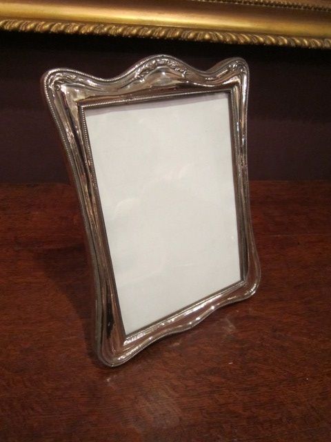 Large Art Nouveau Silver Photo Frame
