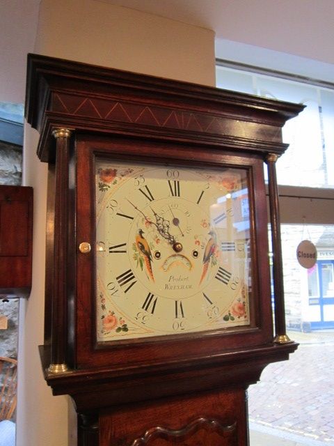 Small George III Inlaid Longcase Clock