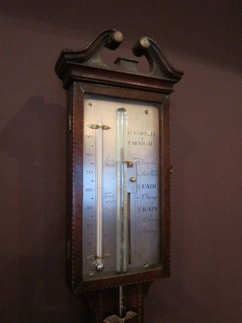 Fine George III Inlaid Stick Barometer