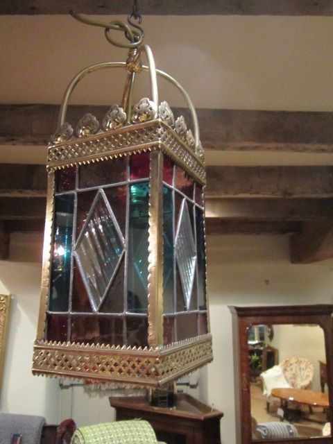 Narrow Victorian Hanging Lantern
