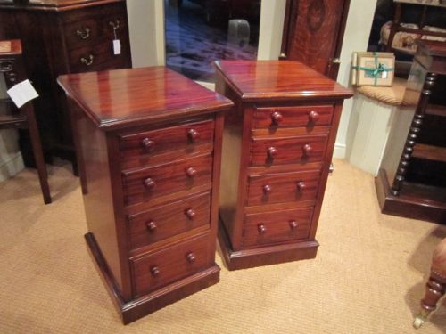 Superb Pair of Victorian Bedside Chests