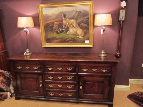 Outstanding George II Oak Dresser Base