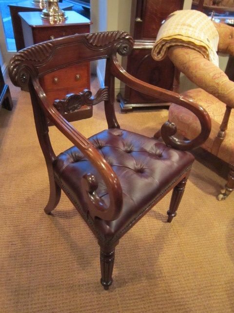Stunning Regency Mahogany Carver Armchair