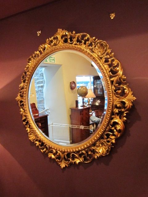 Superb Victorian Gilt Rococo Wall Mirror