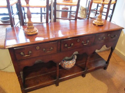 Original George II Open Potboard Dresser Base