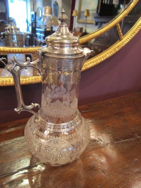 Quality Victorian Plated Claret Jug