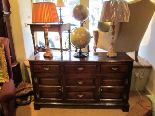 Superb George I Oak Dresser Base