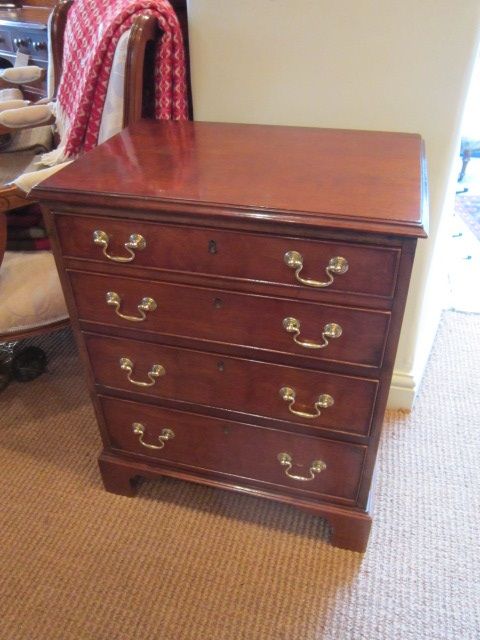 Very Small Late Georgian Mahogany Chest