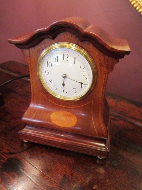 Quality Victorian Inlaid Mantel Clock