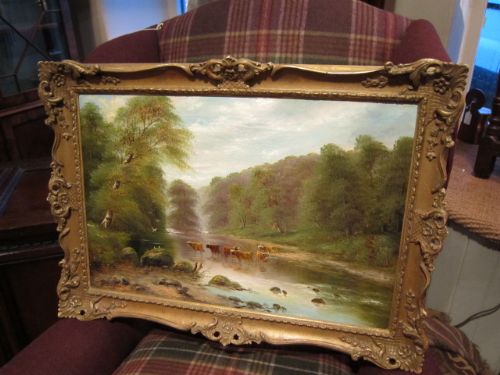 Original Victorian Yorkshire Oil Painting