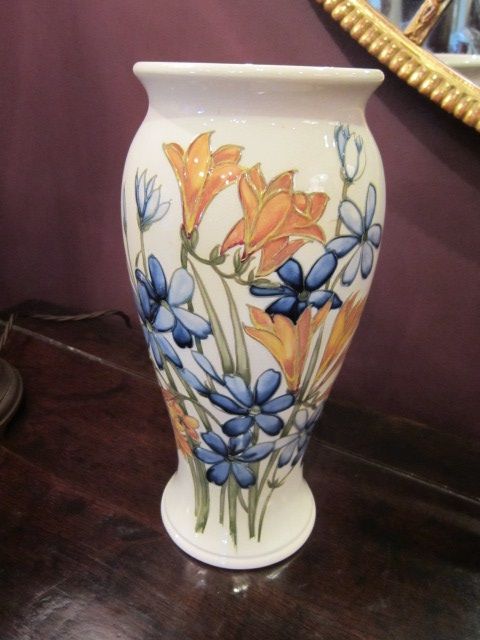 Rare Moorcroft Spring Flowers Vase