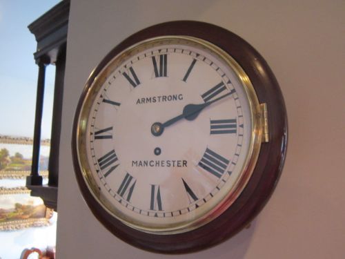 Victorian Mahogany Manchester 8 Day Wallclock