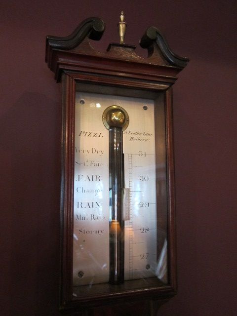 Slim Early Victorian London Stick Barometer