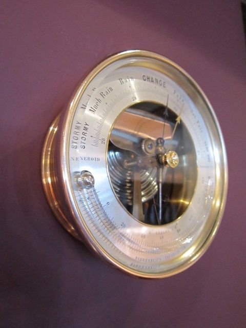 Superb Victorian Skeletonised Marine Barometer