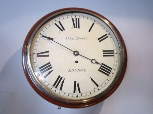 Original Victorian London Fusee Wallclock