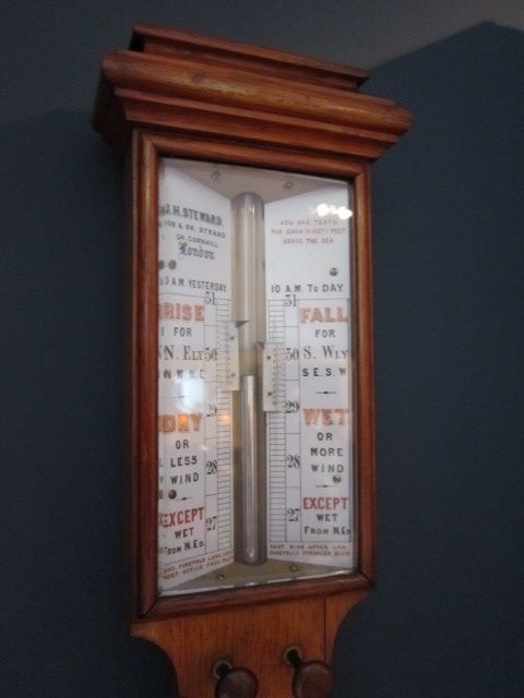 Victorian Steward of London Stick Barometer