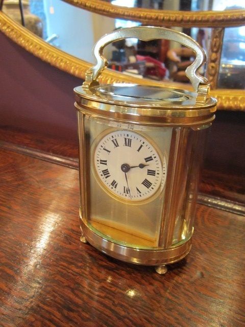Superb Victorian Oval Carriage Clock